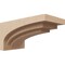 Ekena Millwork 7"W x 14"D x 7"H Wide Rockford Rough Cedar Woodgrain TimberThane Corbel, Primed Tan CORUR07X14X07ROCRCPR - alternate 1